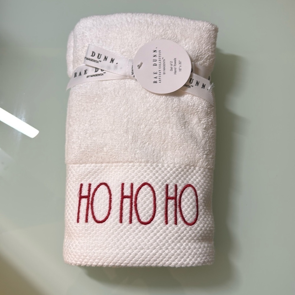 Rae Dunn Holiday Bathroom Hand‎ Towels | NWT